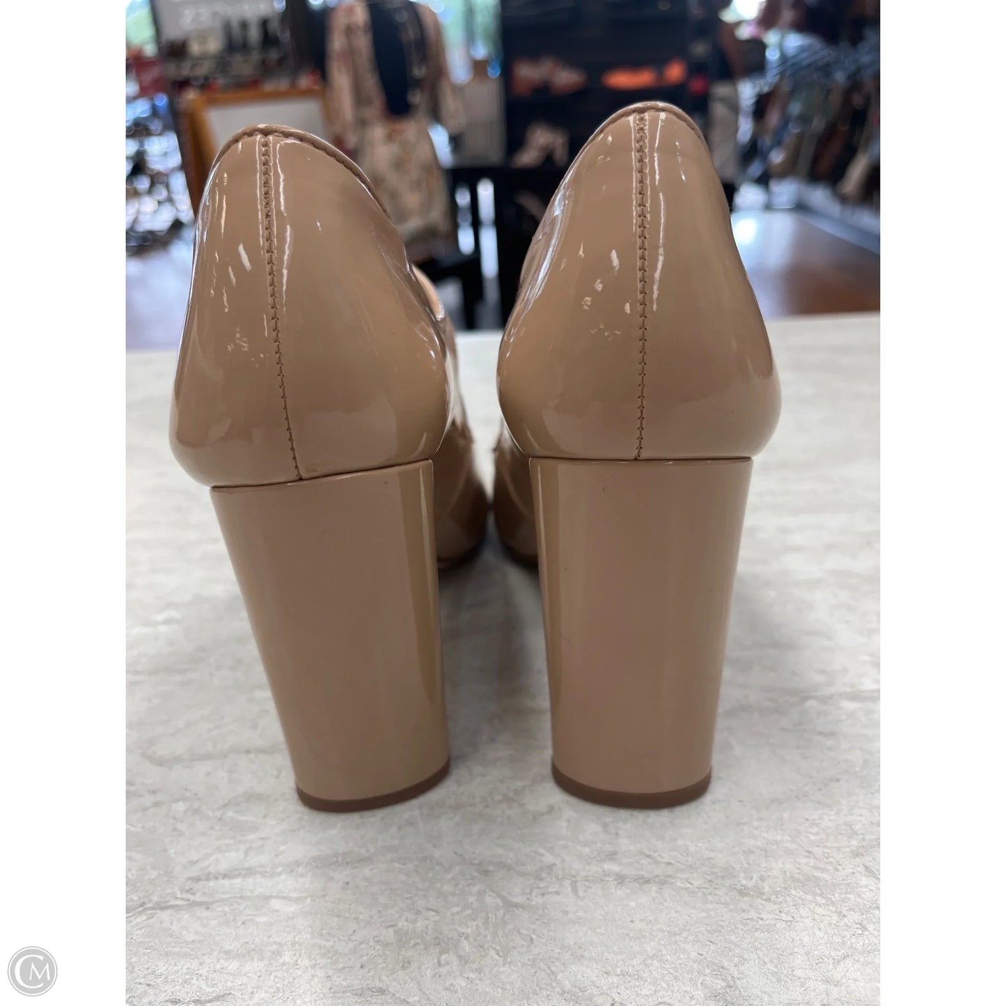 Shoes Heels Block By Gianni Bini In Tan, Size: 8