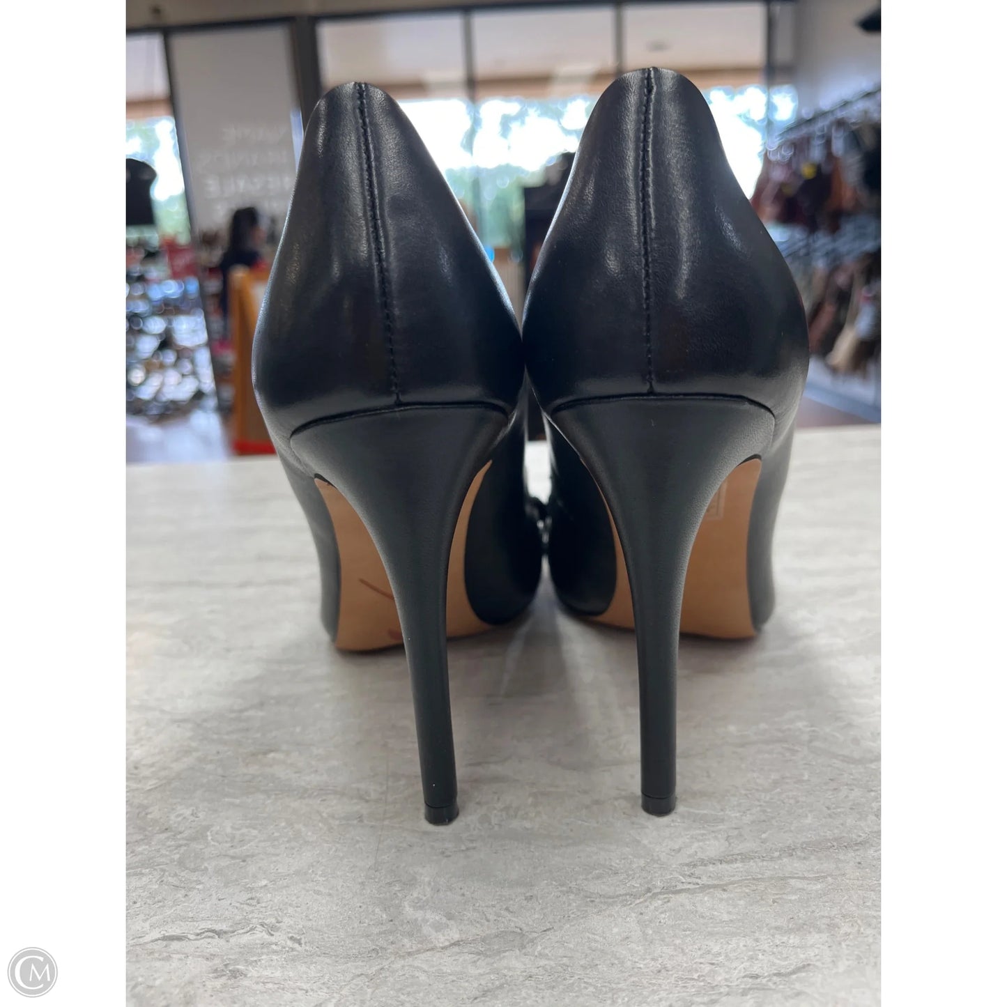 Shoes Designer By Karl Lagerfeld In Black, Size: 7.5