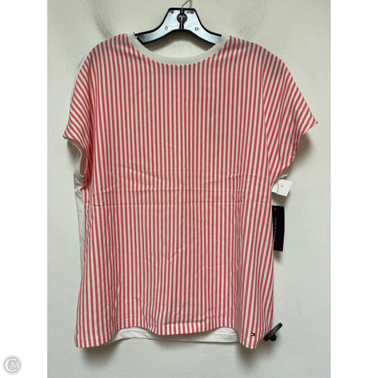 Top Short Sleeve By Tommy Hilfiger In Striped Pattern, Size: S