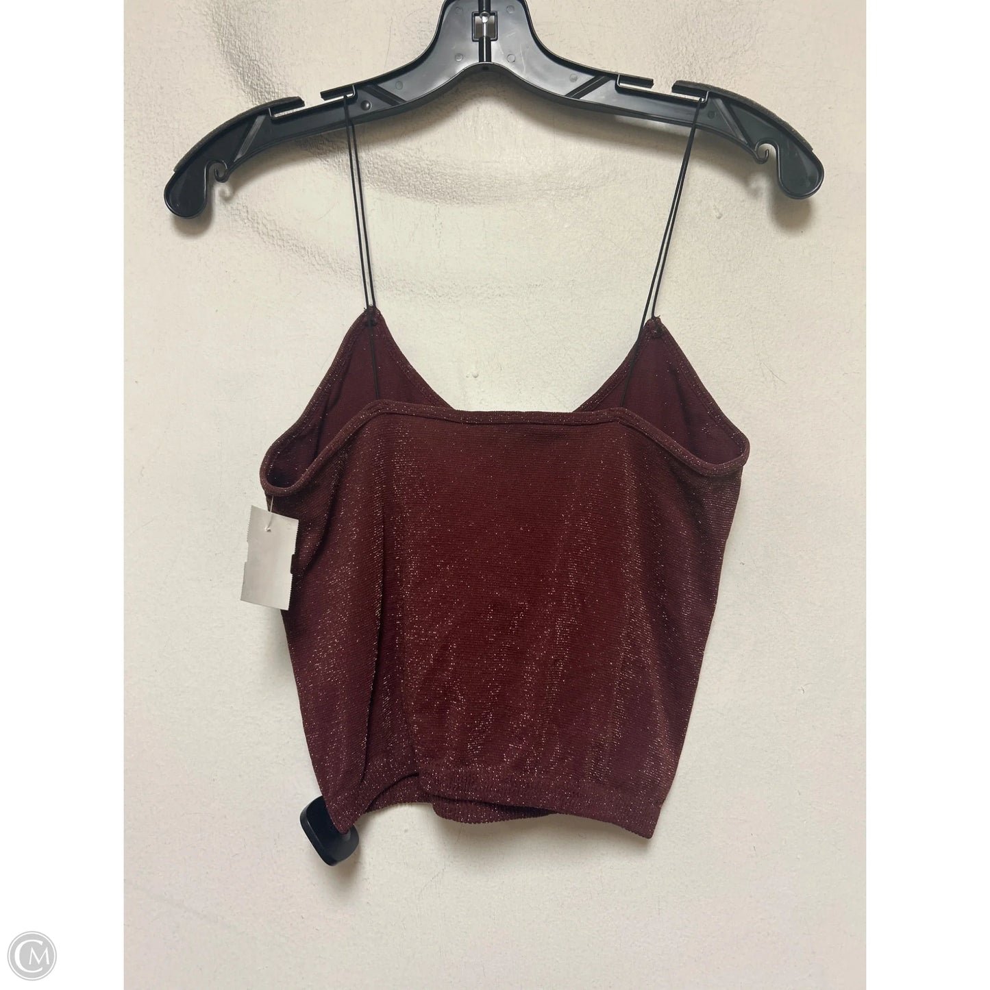 Tank Top By Free People In Maroon, Size: 0