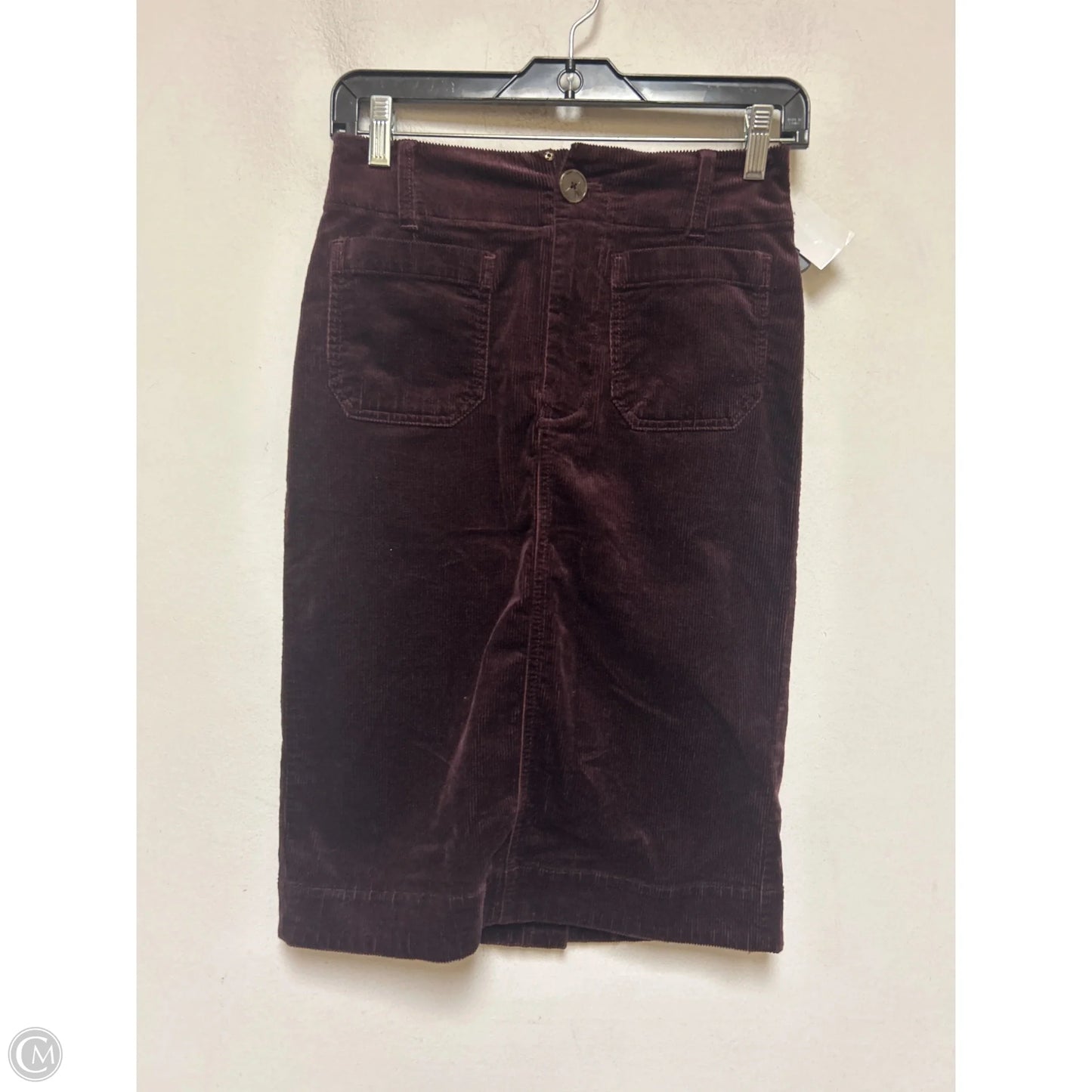 Skirt Midi By Maeve In Maroon, Size: 0