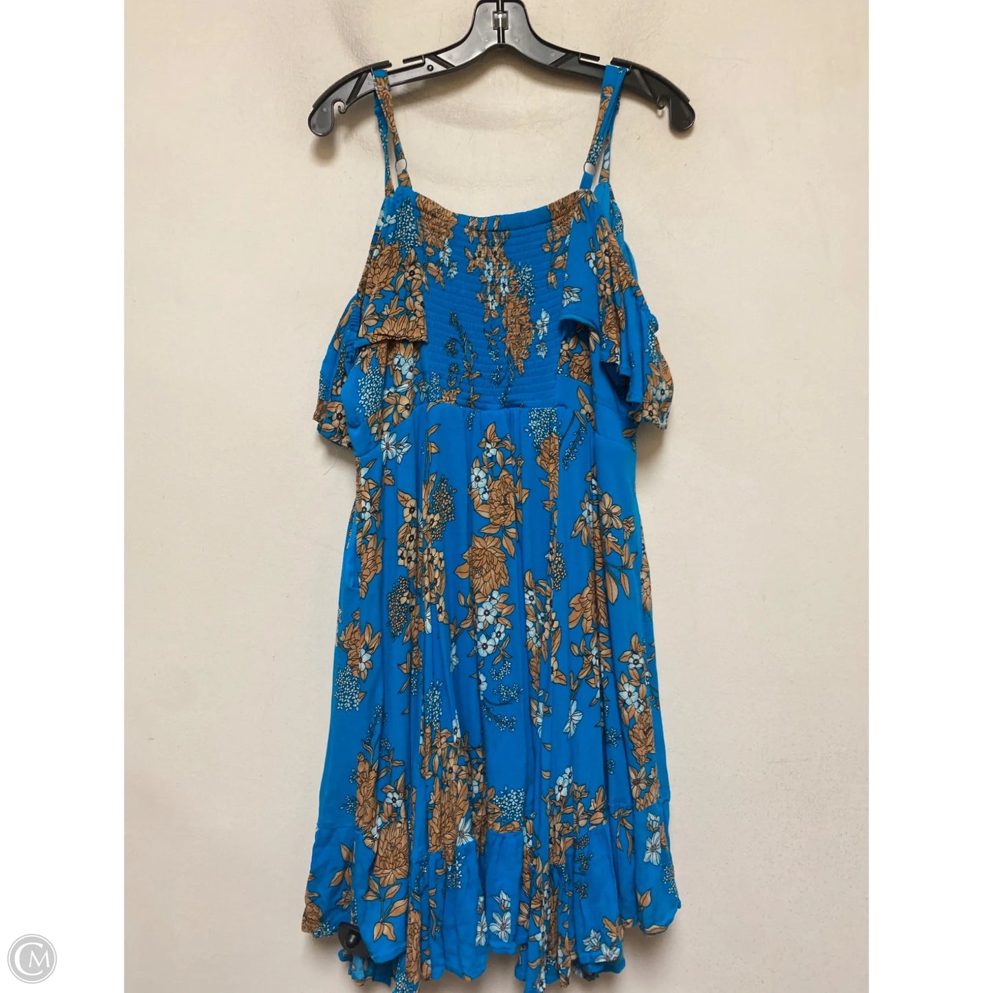 Dress Casual Short By Torrid In Blue & Brown, Size: Xl