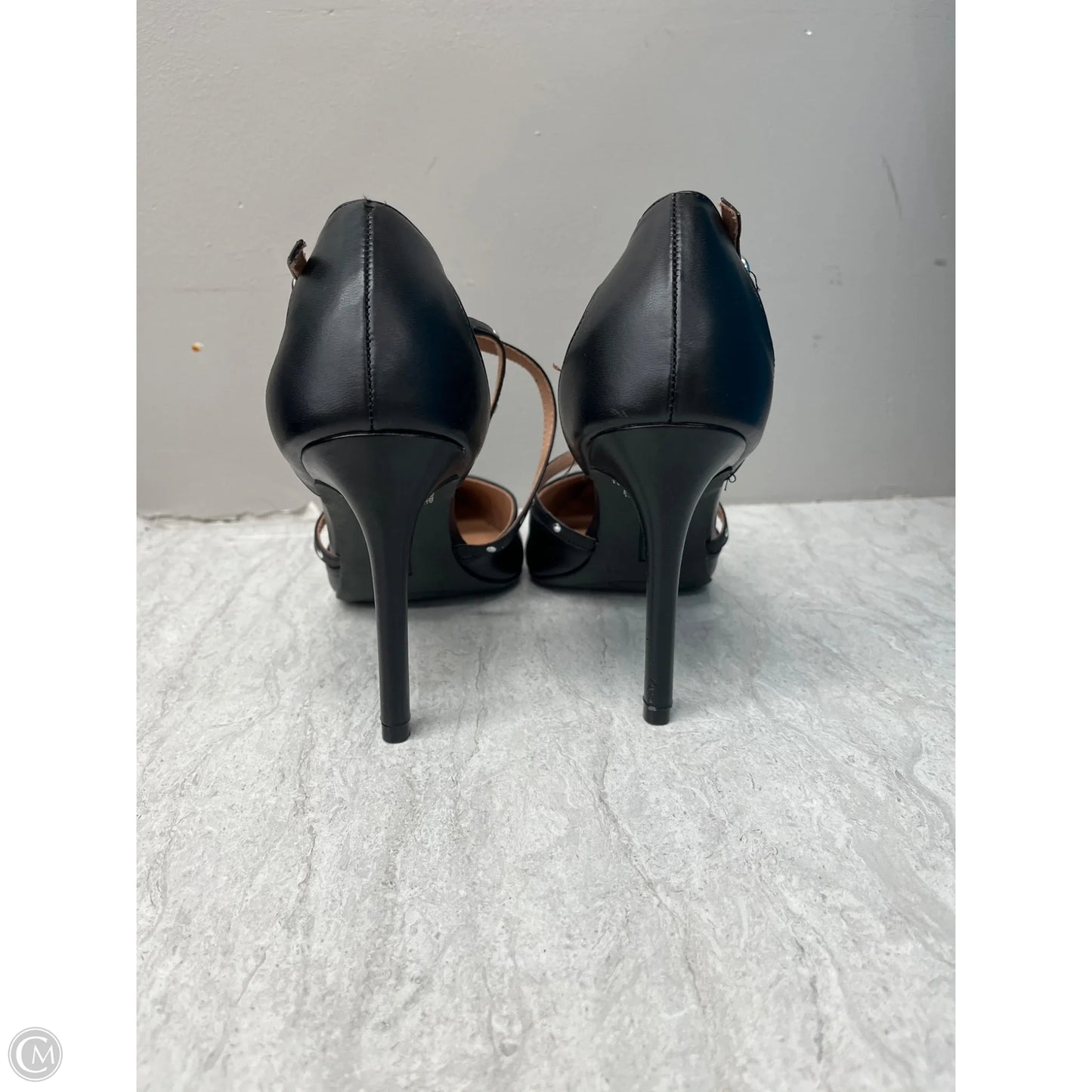Sandals Heels Stiletto By Christian Siriano For Payless In Black, Size: 11