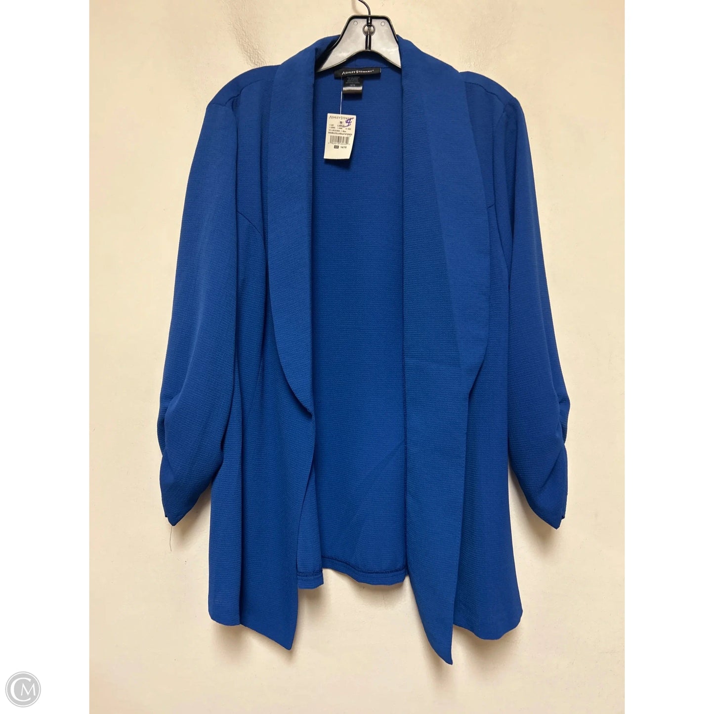 Blazer By Ashley Stewart In Blue, Size: Xl