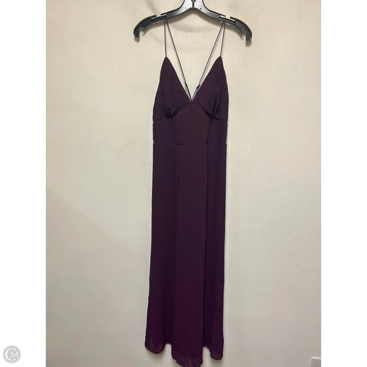 Dress Casual Maxi By Banana Republic In Purple, Size: L