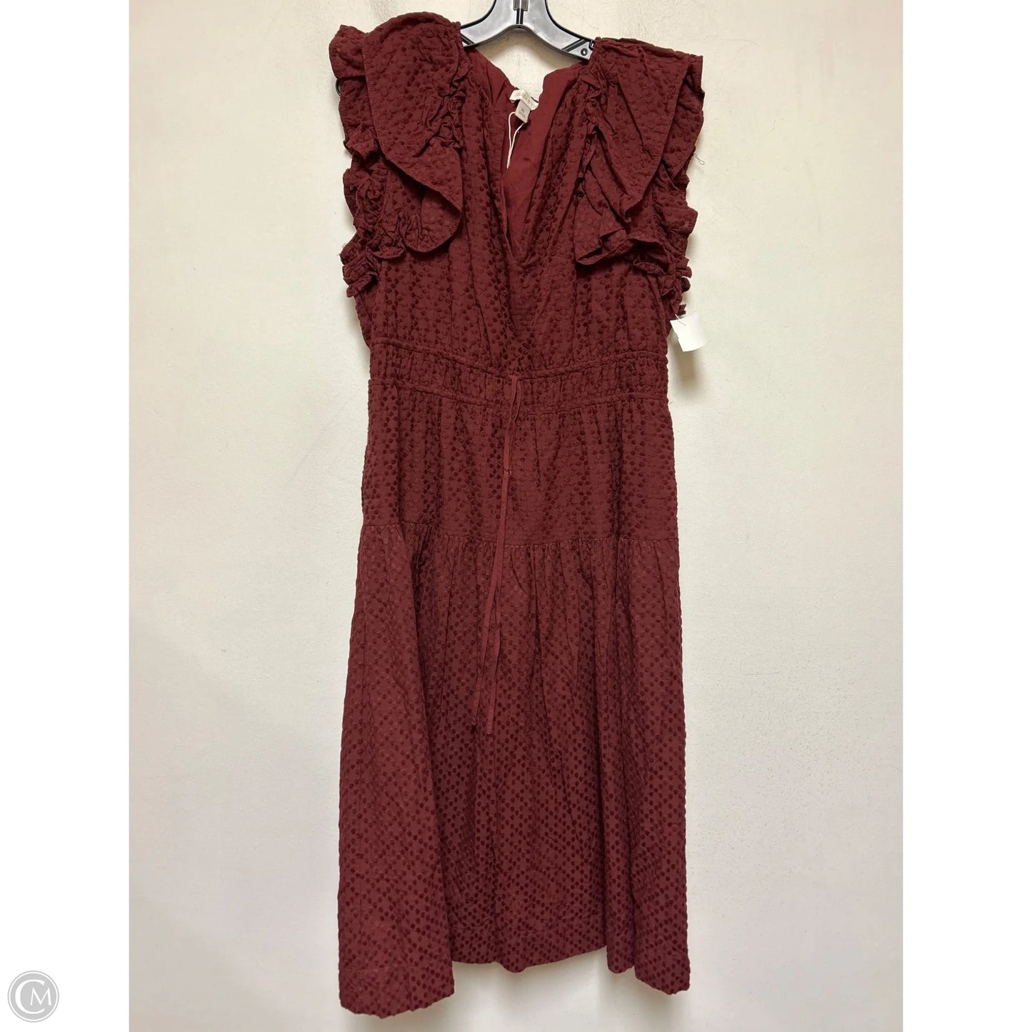 Dress Casual Maxi By Chelsea And Violet In Maroon, Size: Xl