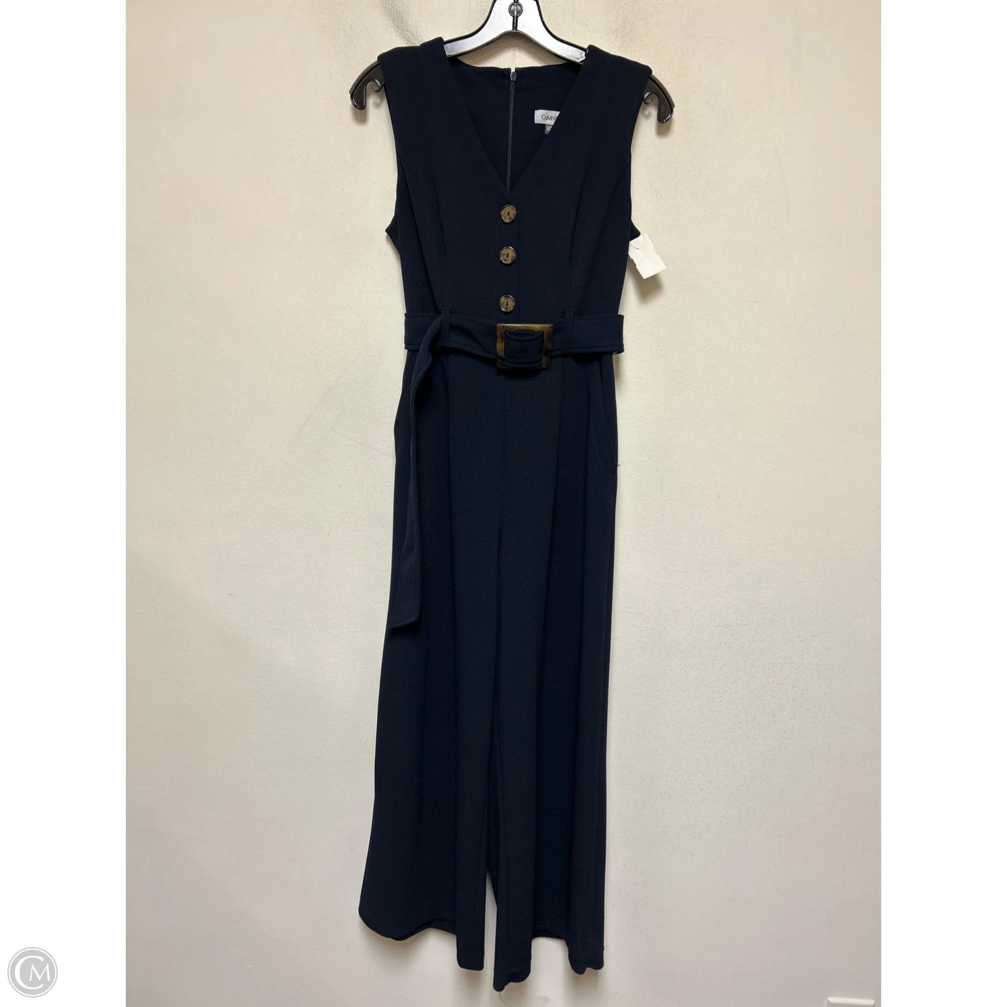 Jumpsuit By Calvin Klein In Navy, Size: S