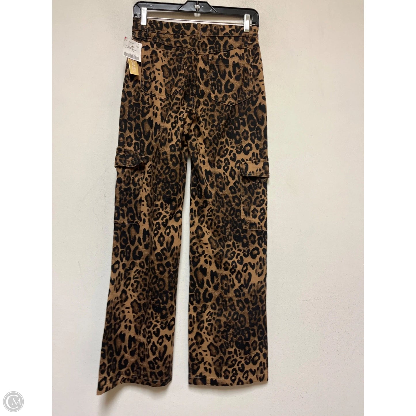 Jeans Straight By Clothes Mentor In Animal Print, Size: 0