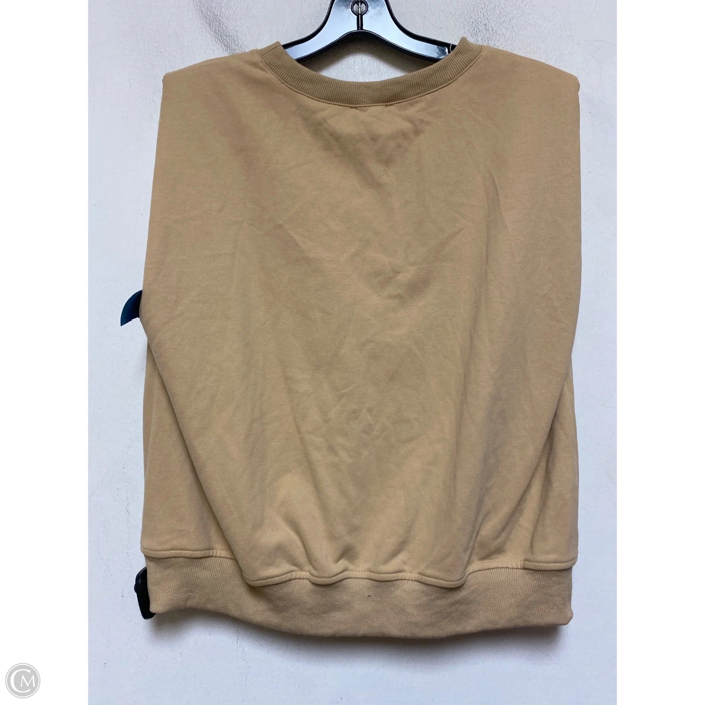 Top Sleeveless By Timing In Tan, Size: S