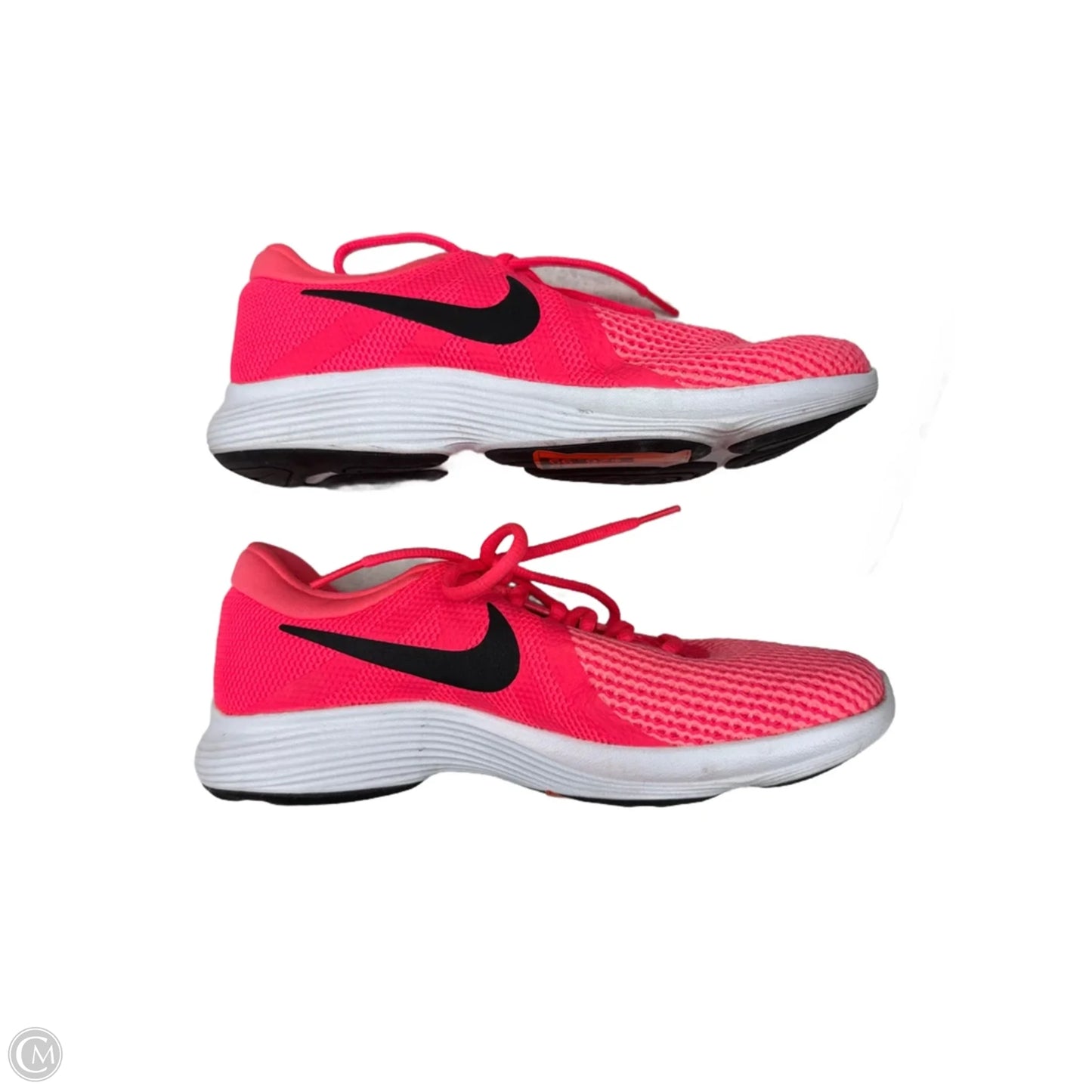 Shoes Athletic By Nike In Black & Pink, Size: 8