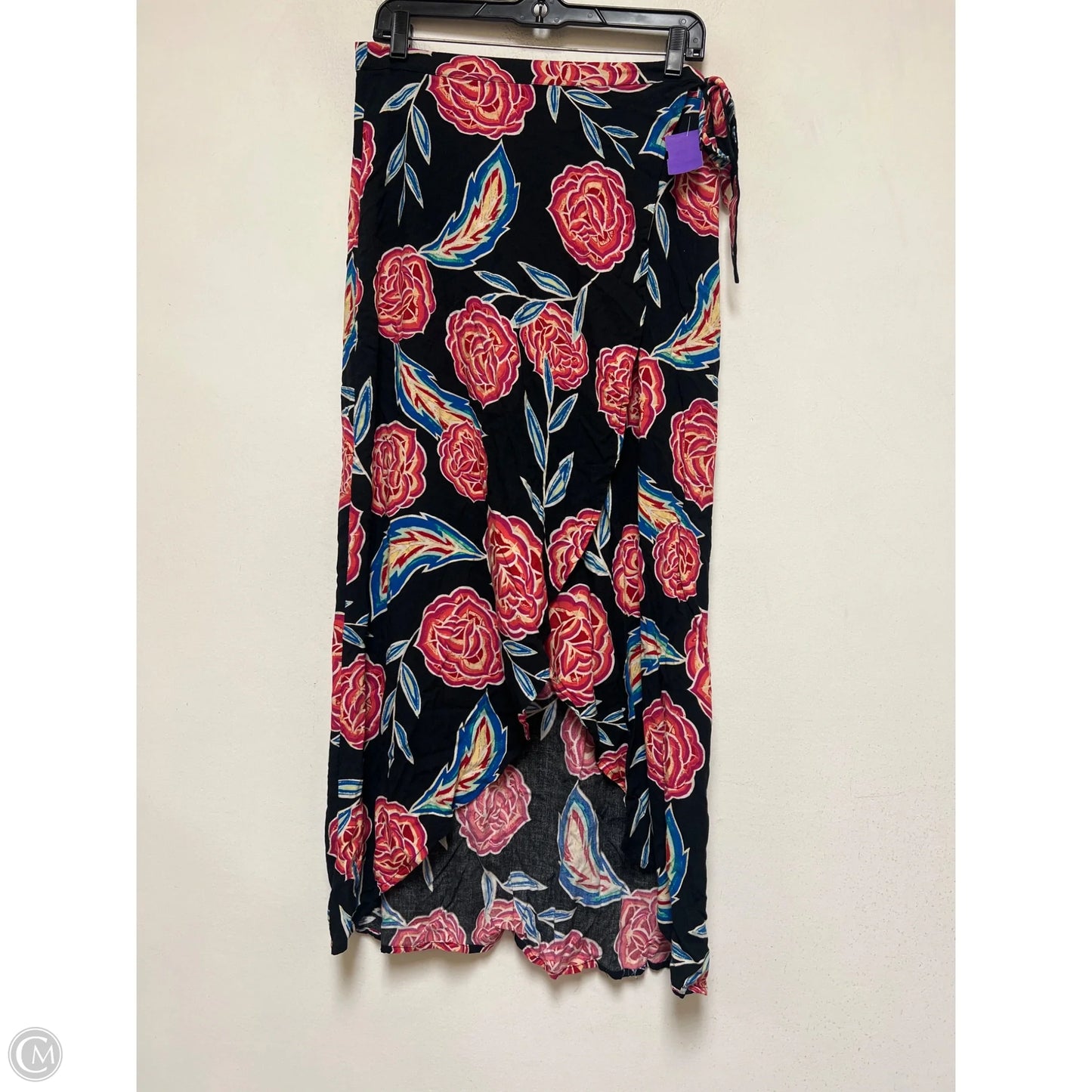 Skirt Maxi By Roxy In Floral Print, Size: L