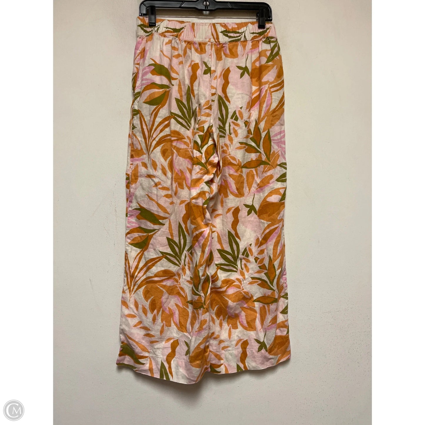 Pants Wide Leg By C And C In Tropical Print, Size: 8