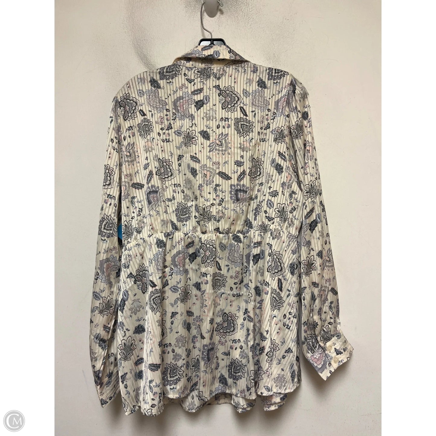 Top Long Sleeve By Torrid In Floral Print, Size: 1x