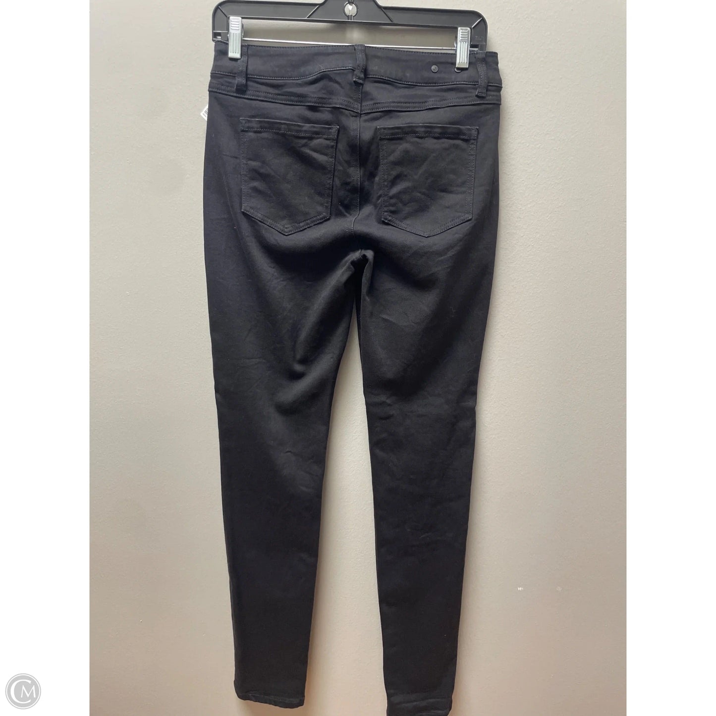 Jeans Skinny By Cabi In Black Denim, Size: 4