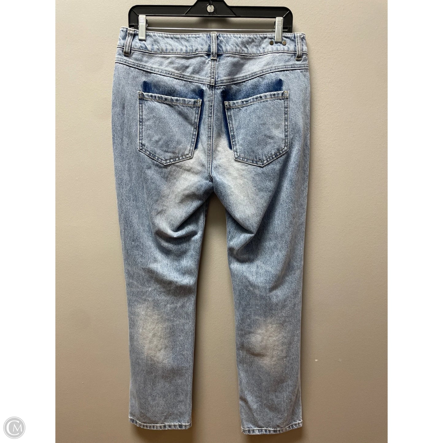 Jeans Boyfriend By Cabi In Blue Denim, Size: 4