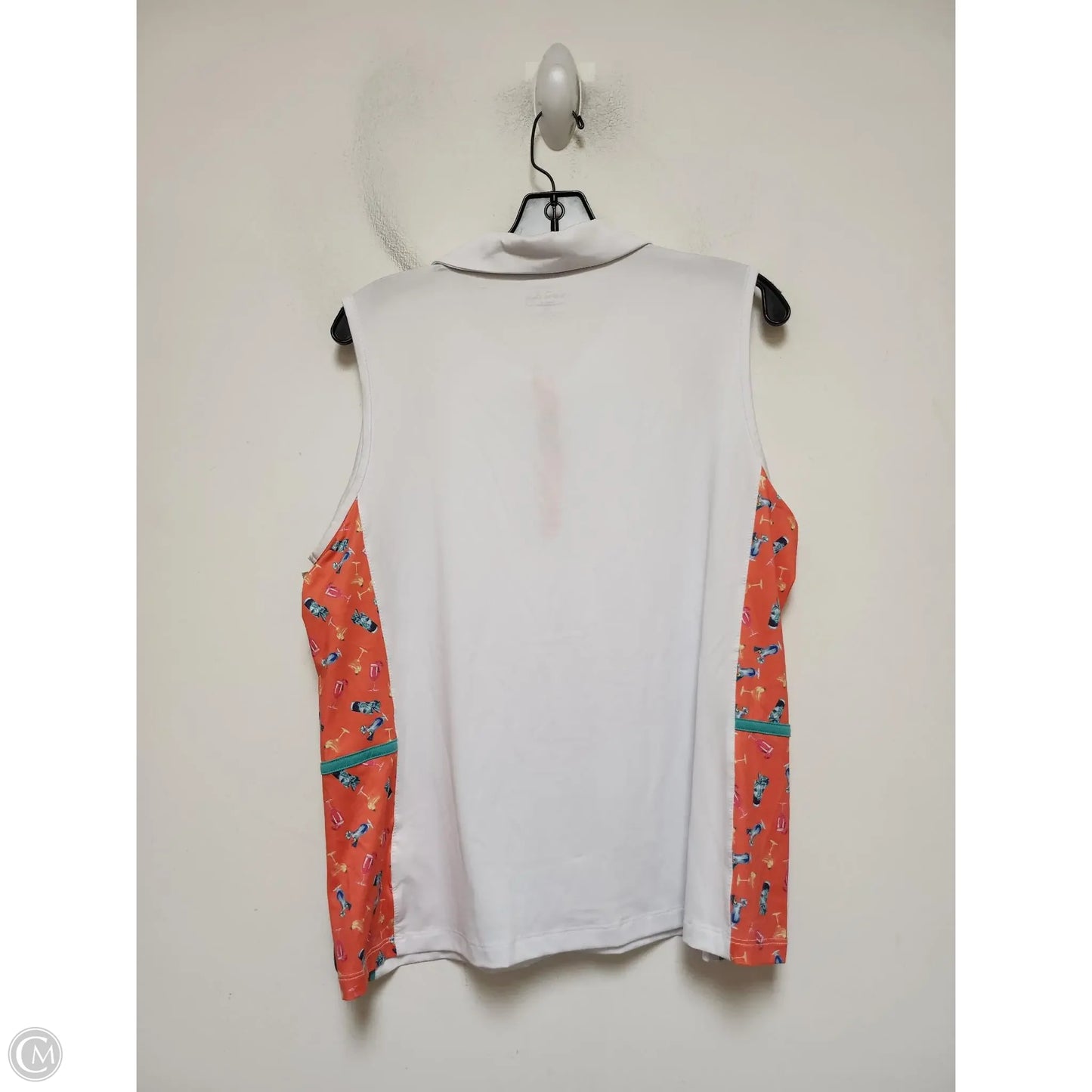 Top Sleeveless By Coral Bay In White, Size: Lp