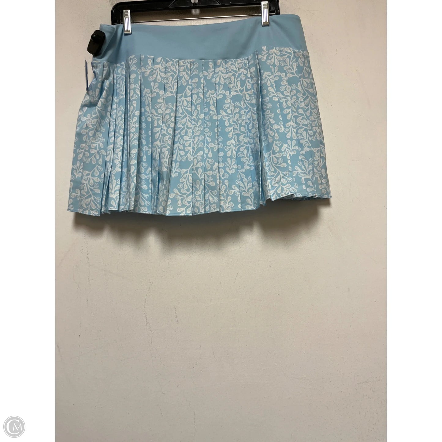 Athletic Skort By Sigrid Olsen In Blue & White, Size: Xl