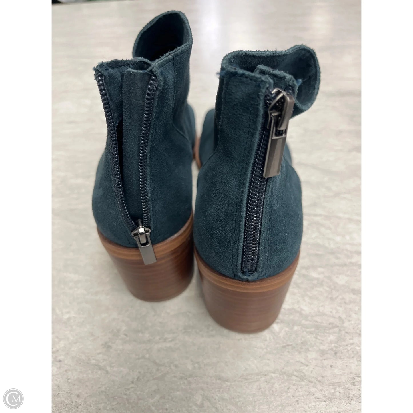 Boots Ankle Heels By Sole Society In Navy, Size: 10