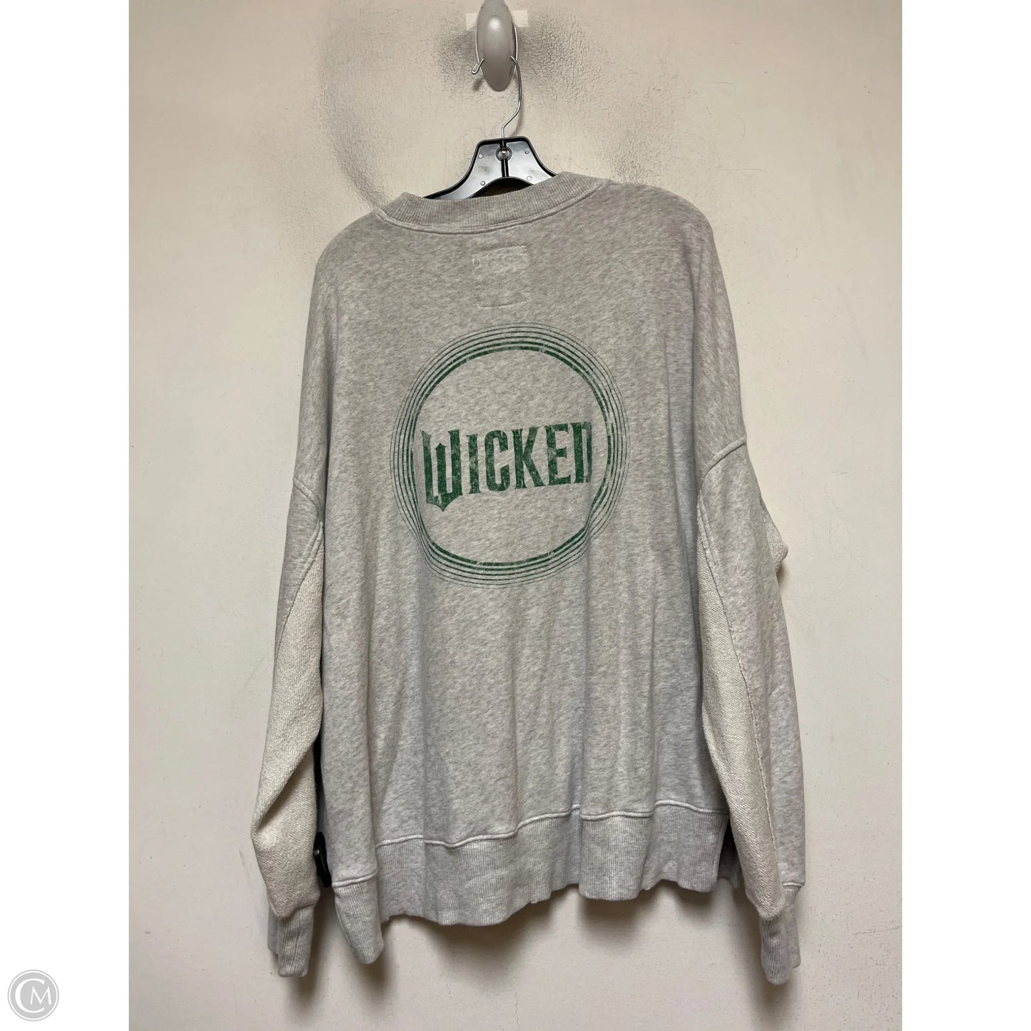 Sweatshirt Crewneck By Aerie In Grey, Size: S