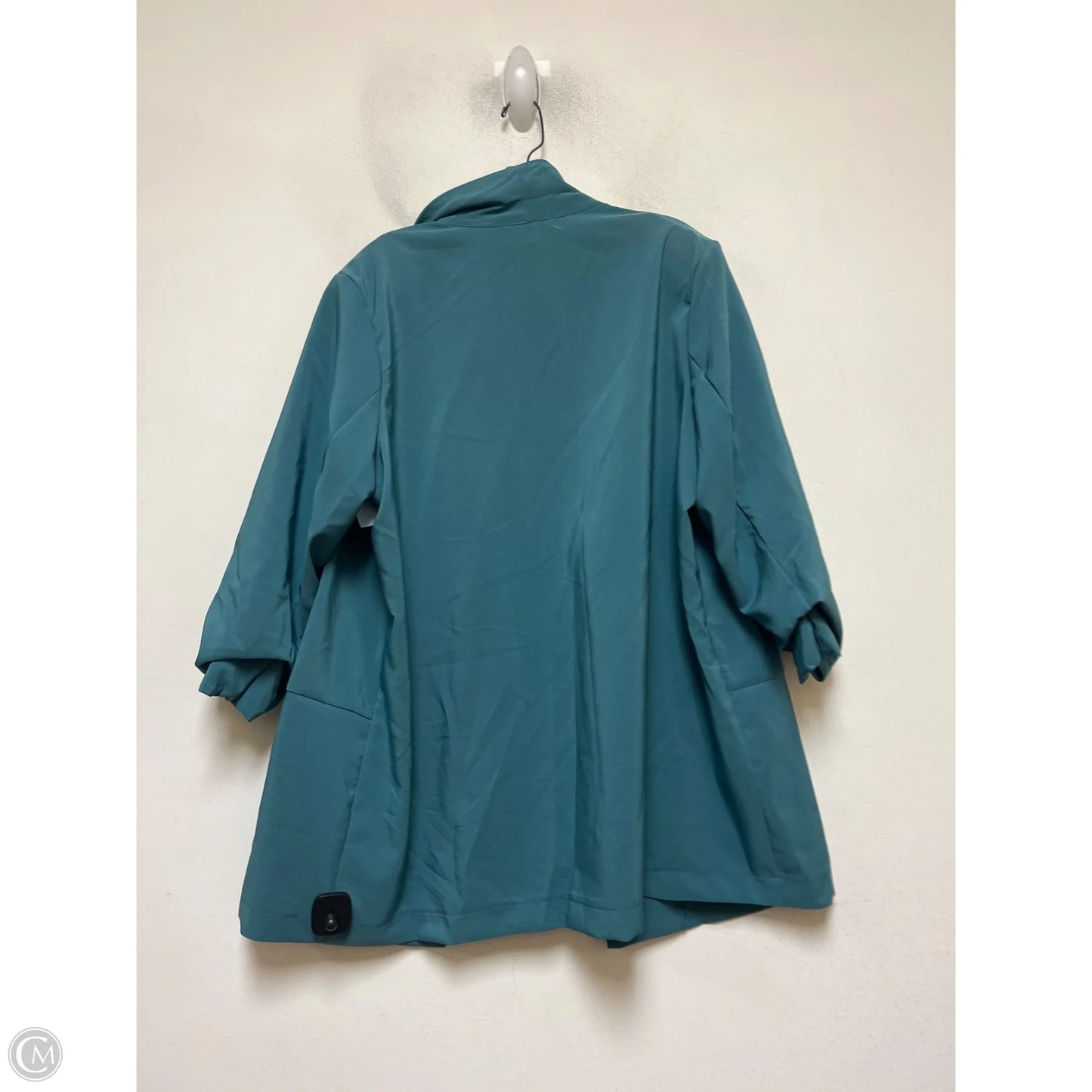 Blazer By Blue Sol In Teal, Size: 1x