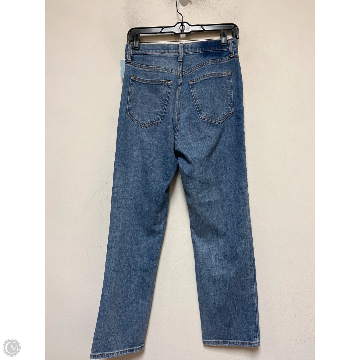 Jeans Straight By Abercrombie And Fitch In Blue Denim, Size: 4