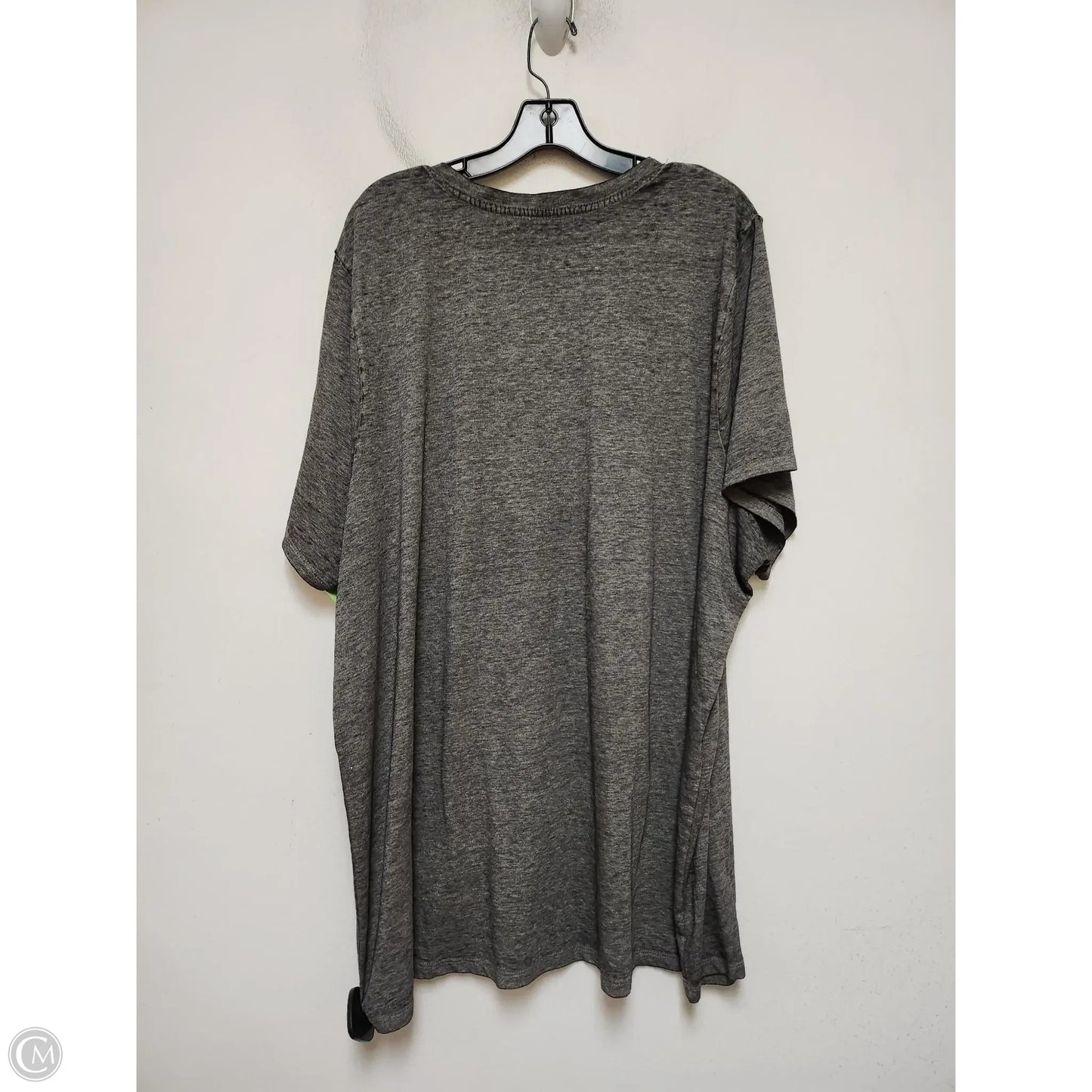 Top Short Sleeve Basic By Disney Store In Grey, Size: 4x