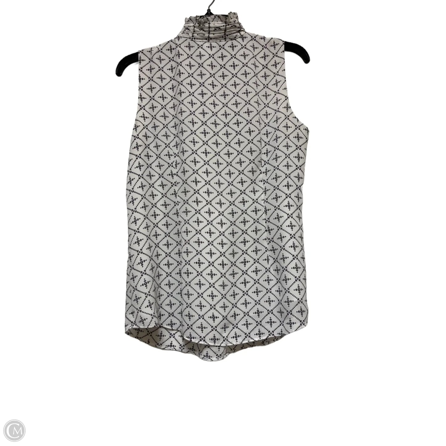 Top Sleeveless By White House Black Market In Black & White, Size: S