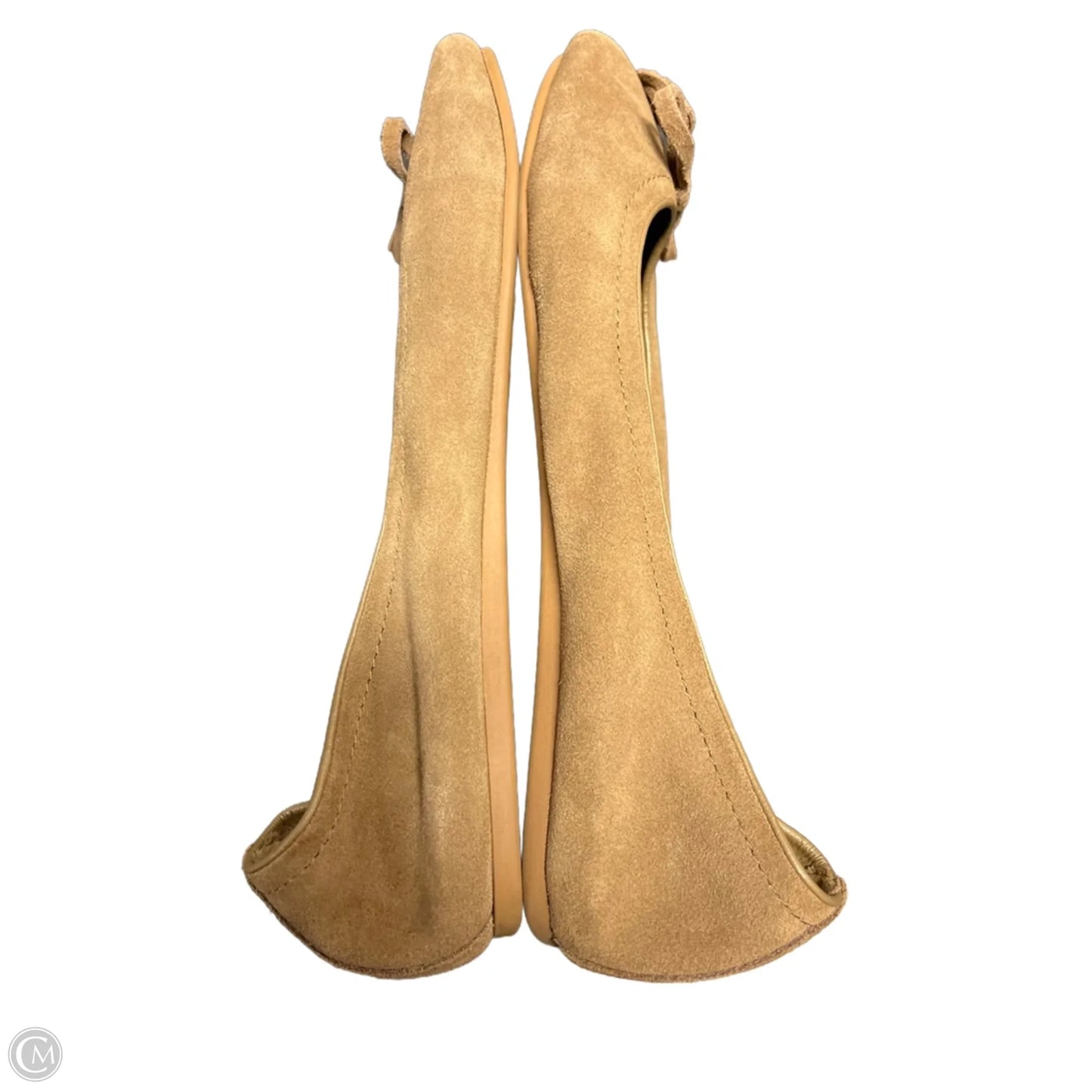 Shoes Flats By Crocs In Brown, Size: 10.5