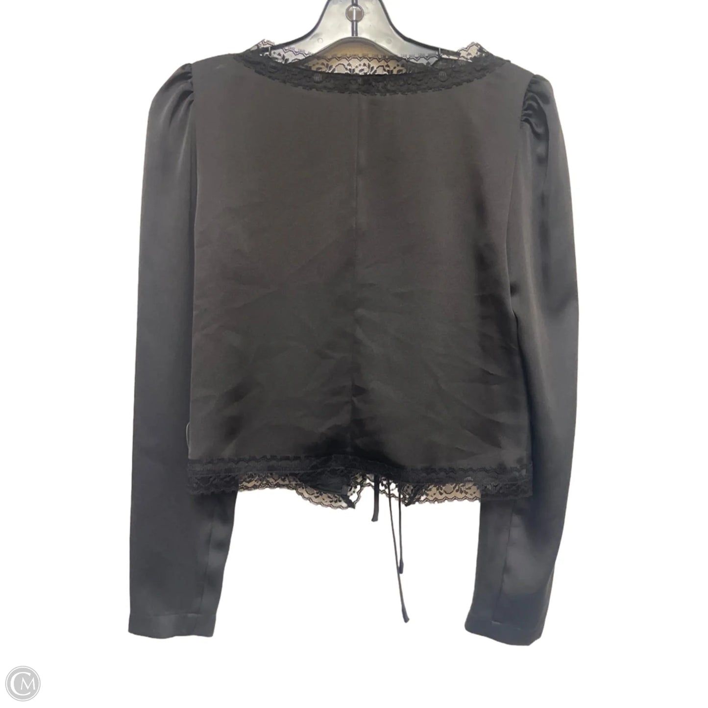 Top Long Sleeve By Gianni Bini In Black, Size: Xs