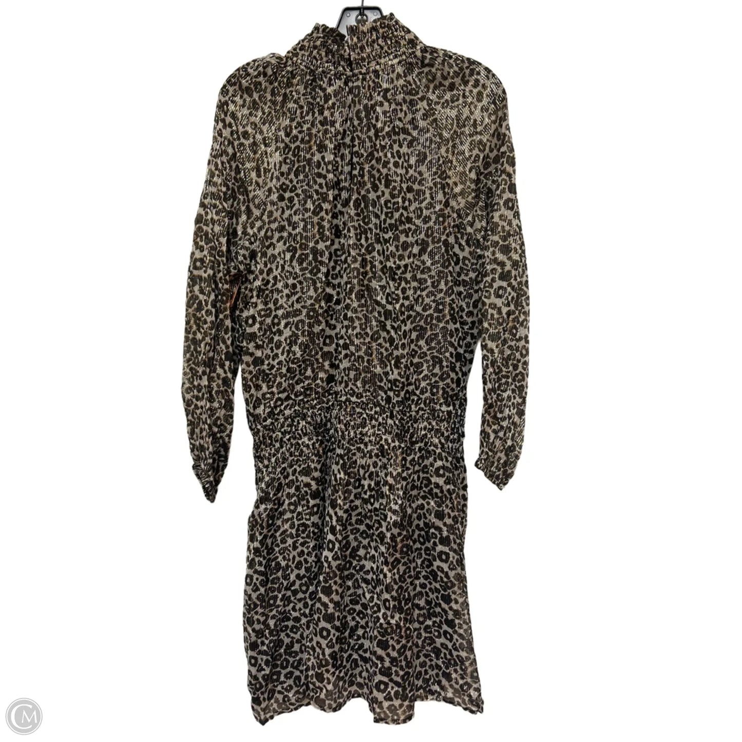 Dress Casual Midi By Velvet By Graham & Spencer In Animal Print, Size: Xl