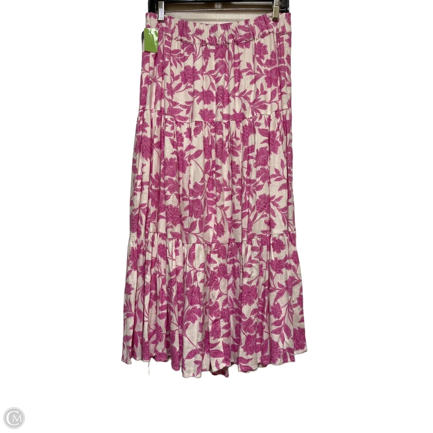 Skirt Maxi By Lc Lauren Conrad In Pink & White, Size: 8