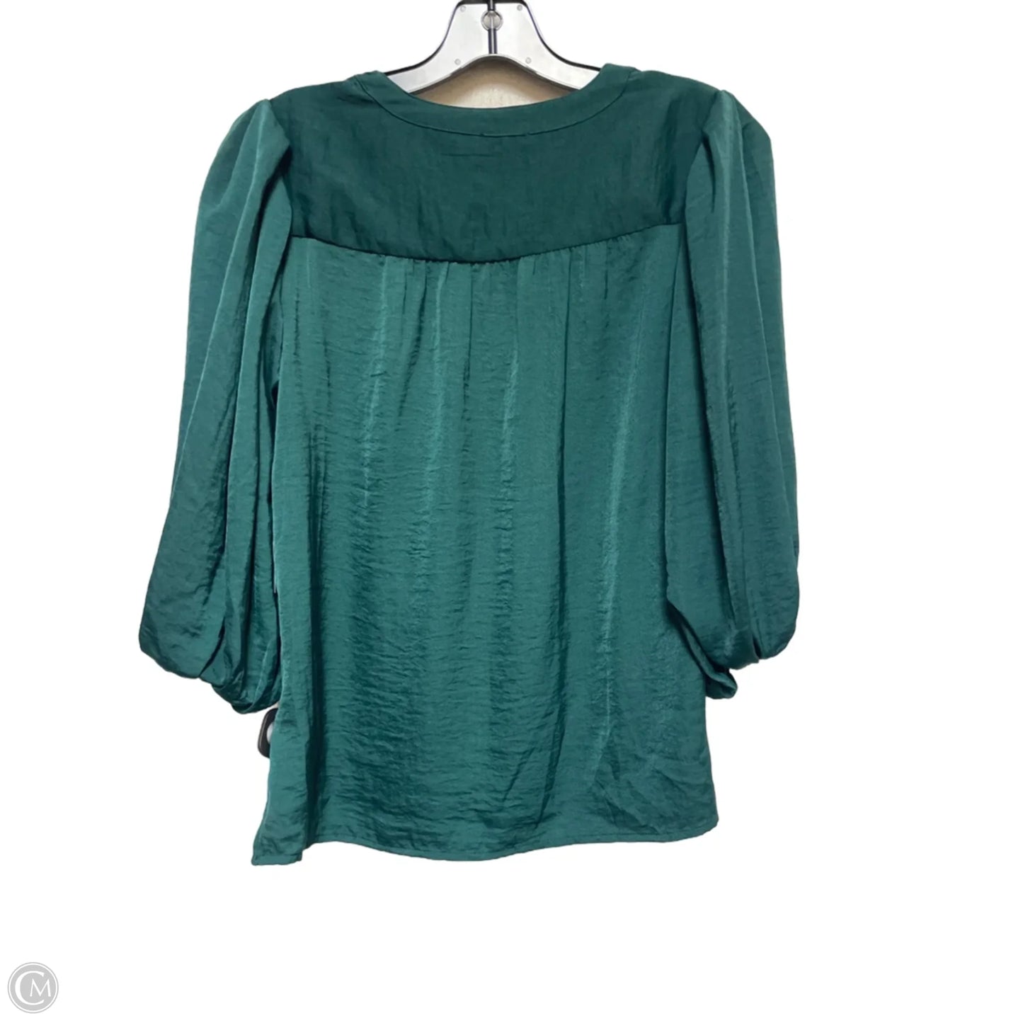Top Long Sleeve By Vince Camuto In Green, Size: Xs