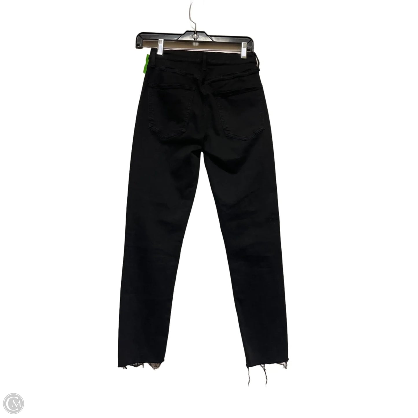Jeans Skinny By Agolde In Black Denim, Size: 4