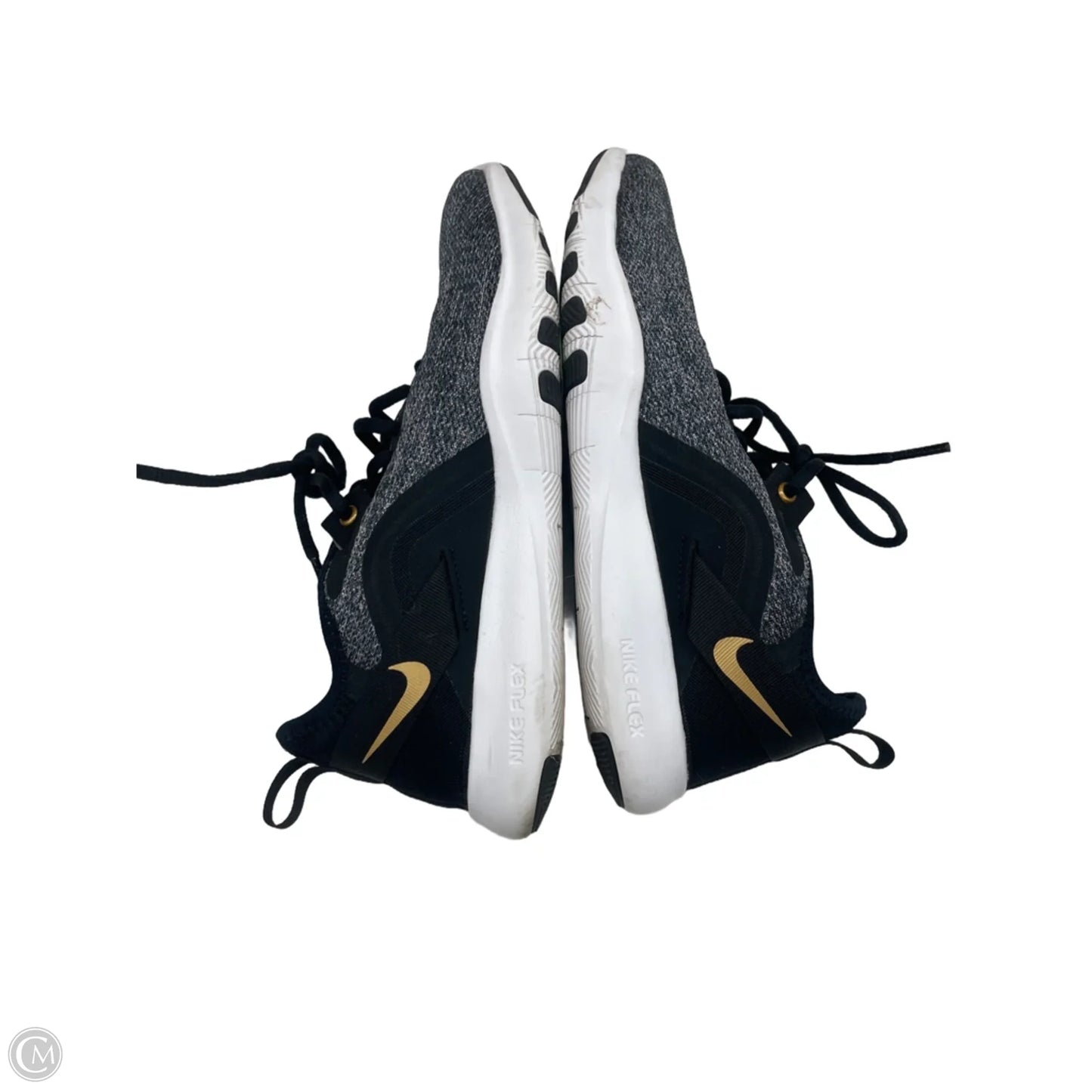 Shoes Athletic By Nike In Black & Grey, Size: 8