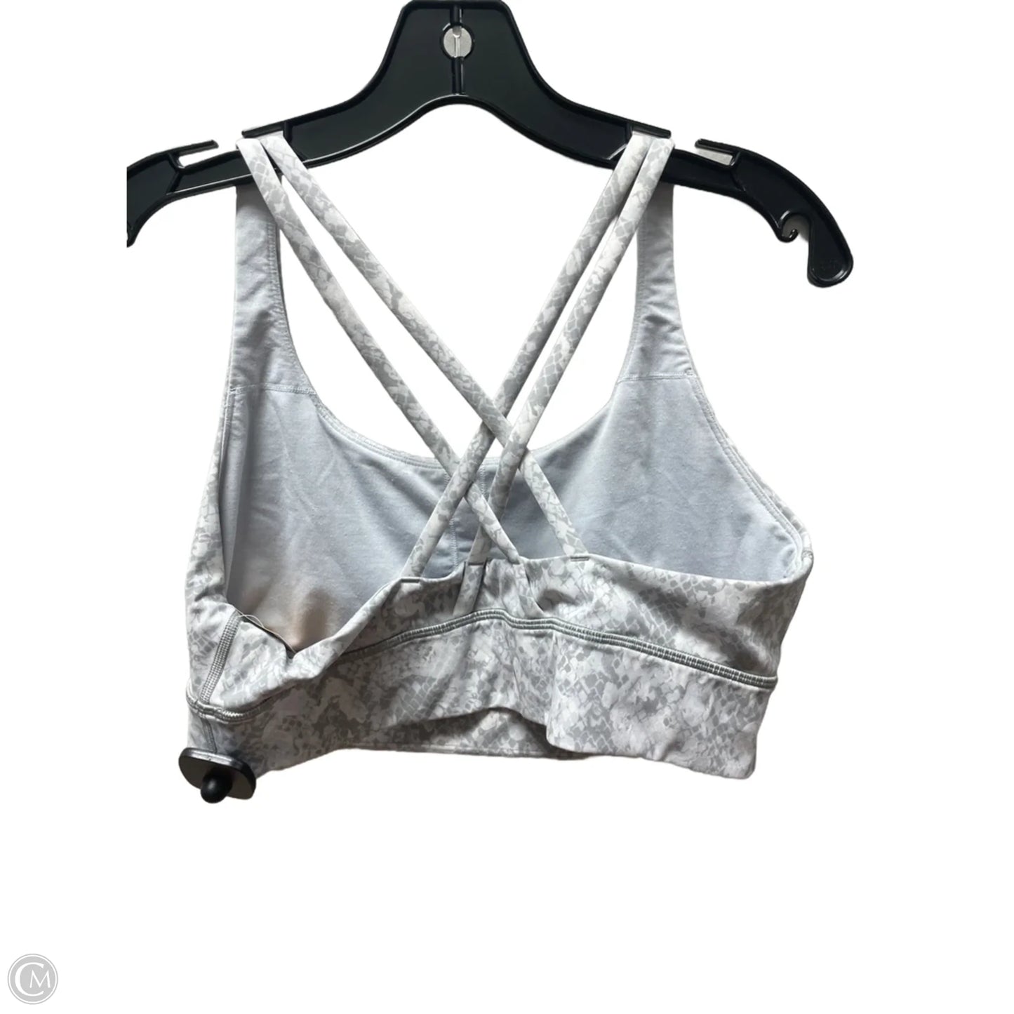 Athletic Bra By Lululemon In Grey, Size: 12