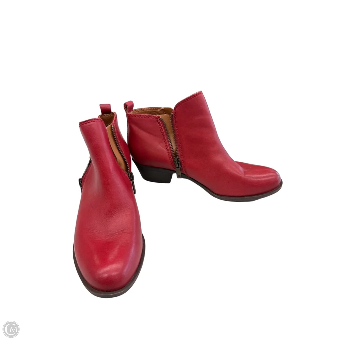 Boots Ankle Flats By Lucky Brand In Red, Size: 6