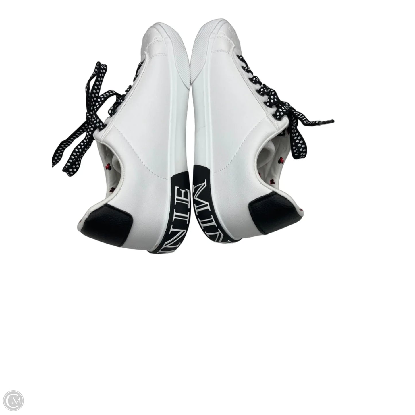 Shoes Sneakers By Disney In Black & White, Size: 8