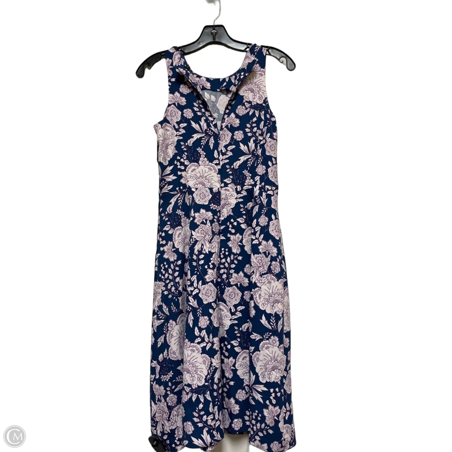 Dress Casual Midi By Banana Republic In Floral Print, Size: Xs