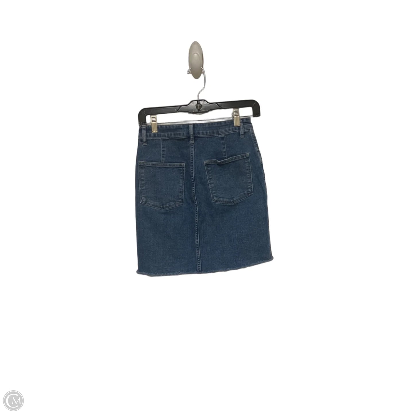 Skirt Mini & Short By H&m In Blue Denim, Size: 4