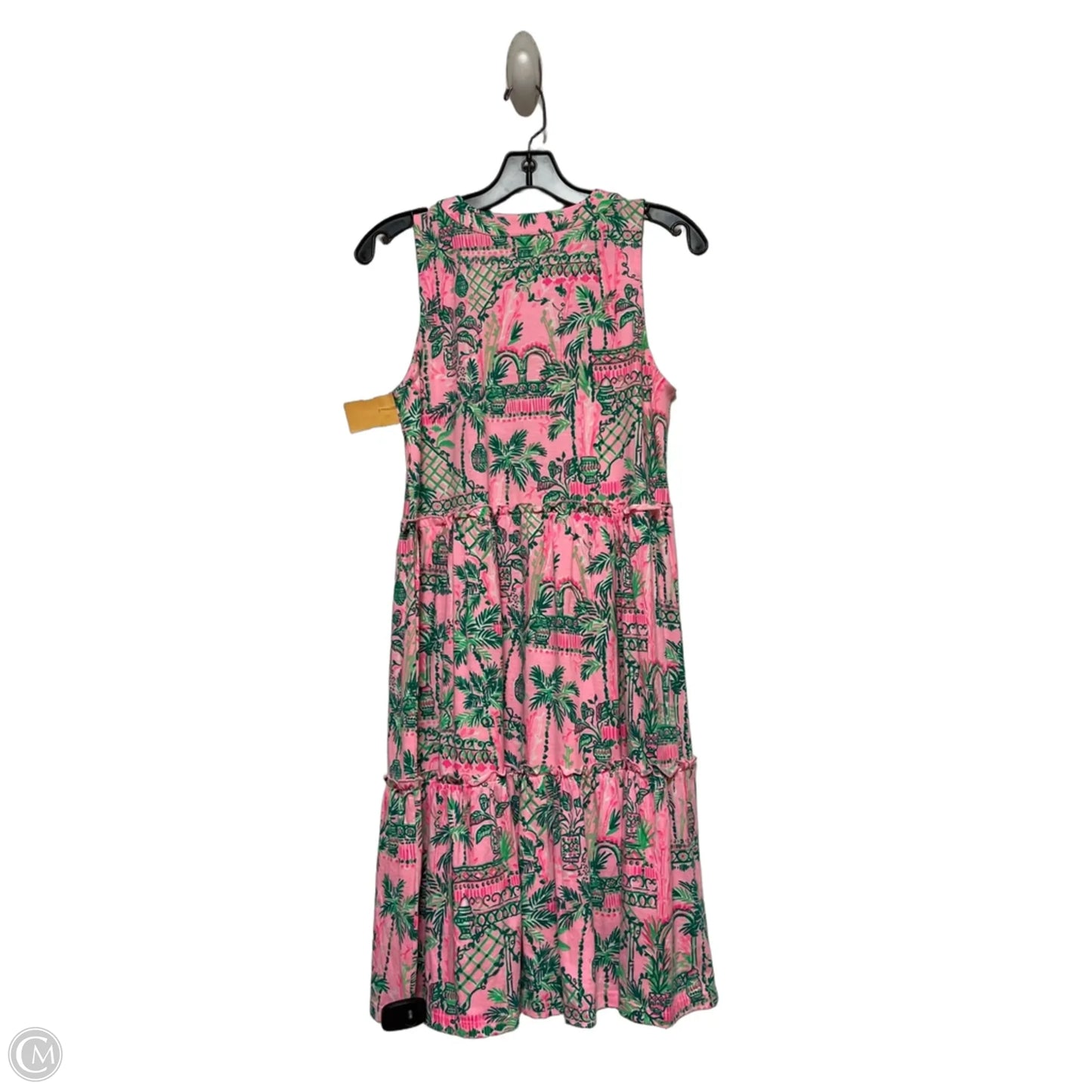 Dress Designer By Lilly Pulitzer In Green & Pink, Size: Xs