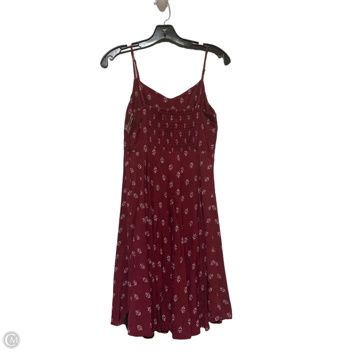 Dress Casual Short By Old Navy In Red & White, Size: M