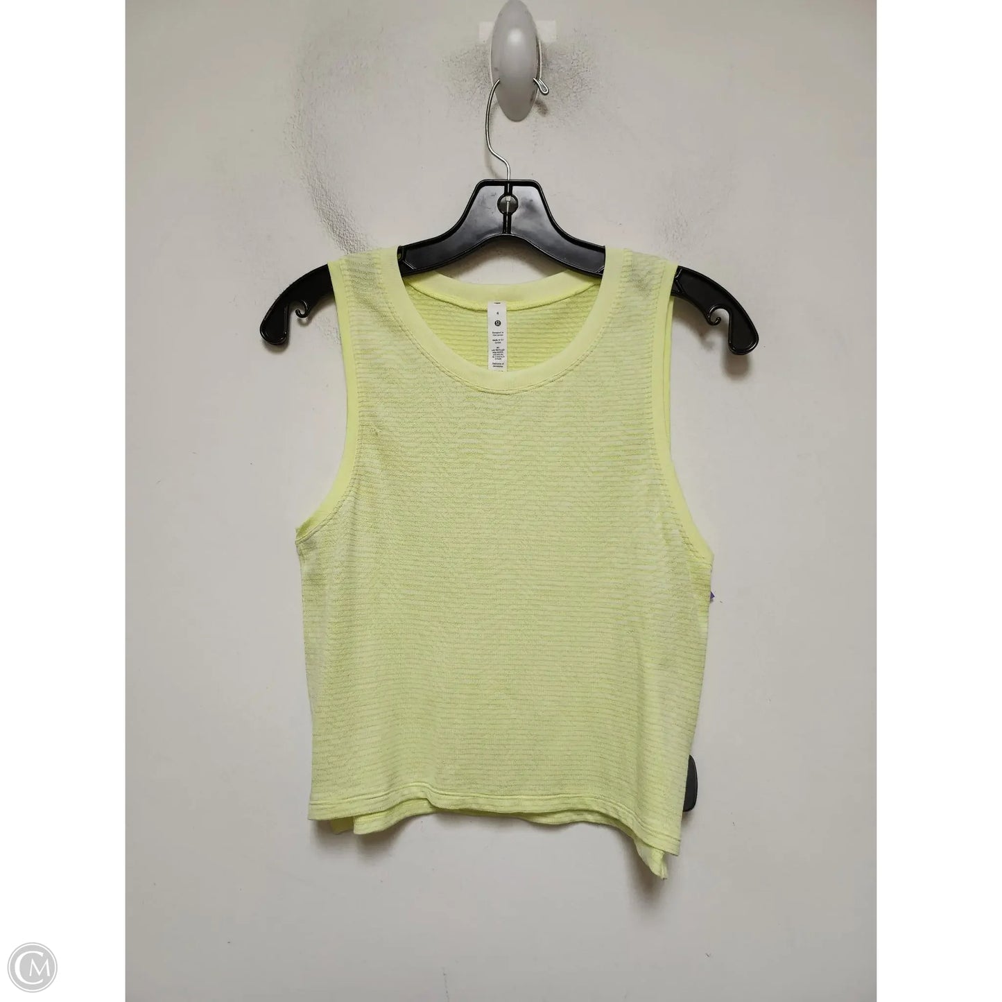 Athletic Tank Top By Lululemon In Green, Size: S