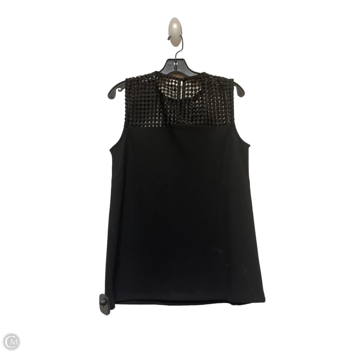 Top Sleeveless By Anne Klein In Black, Size: S