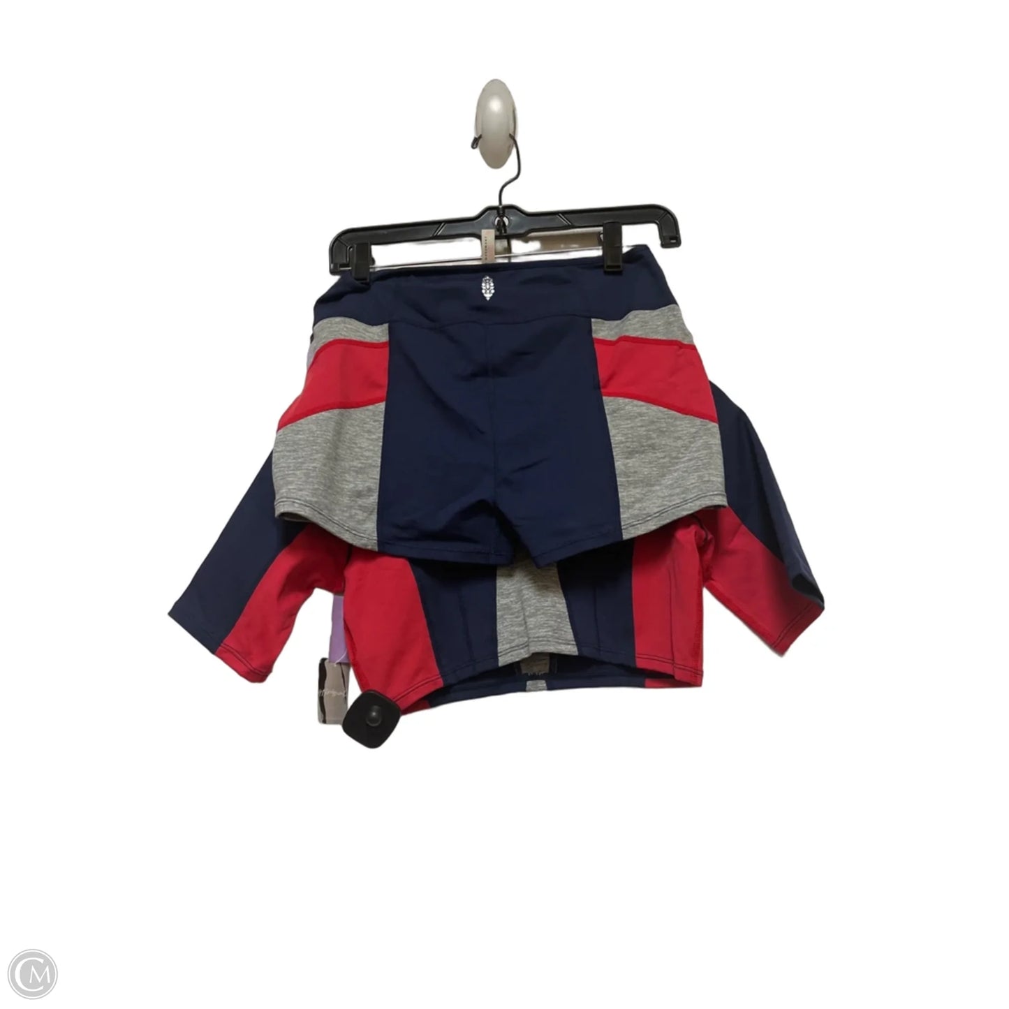 Athletic Shorts 2pc By Free People In Blue & Red, Size: S