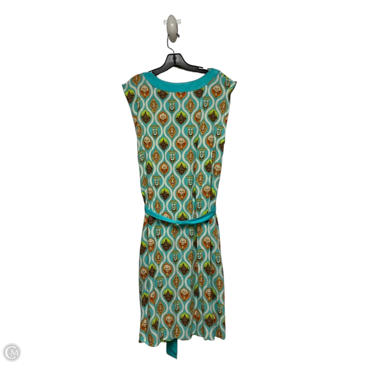 Dress Casual Midi By Disney Store In Blue & Brown, Size: Xl