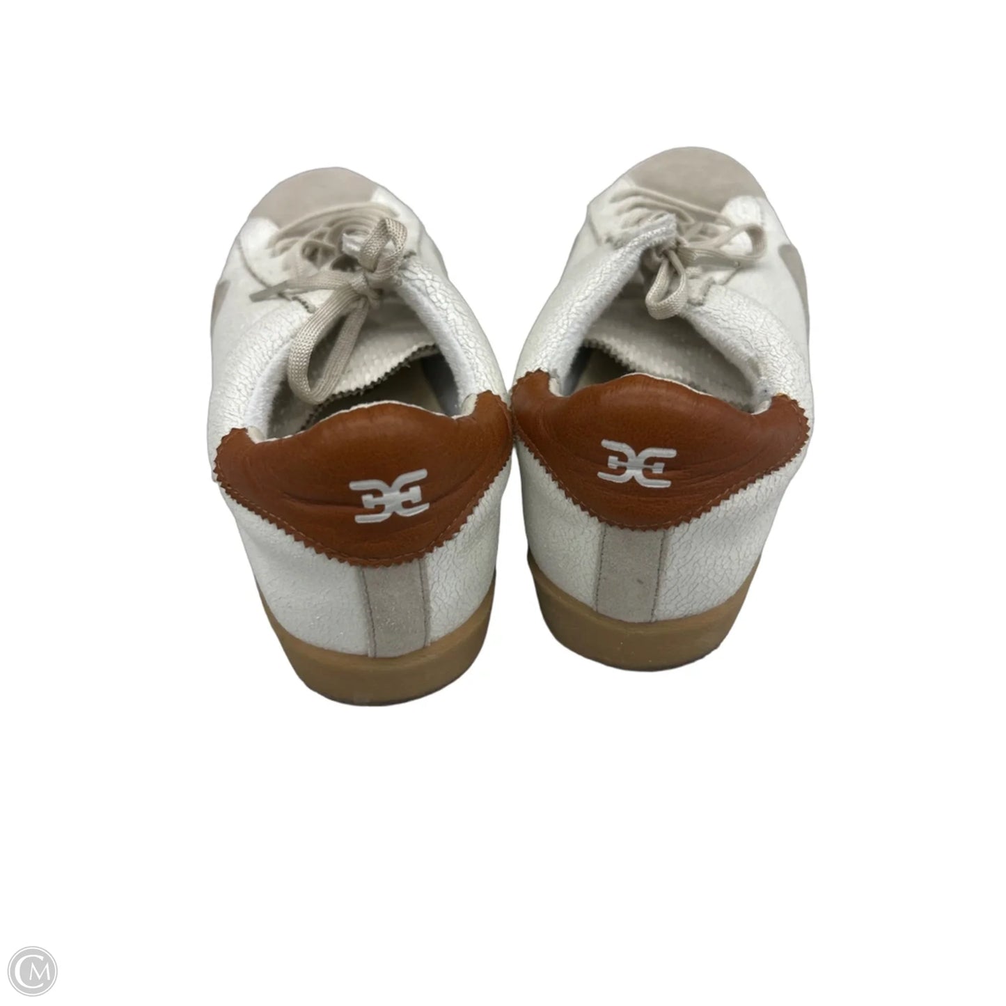Shoes Sneakers By Sam Edelman In Grey & Tan, Size: 8.5