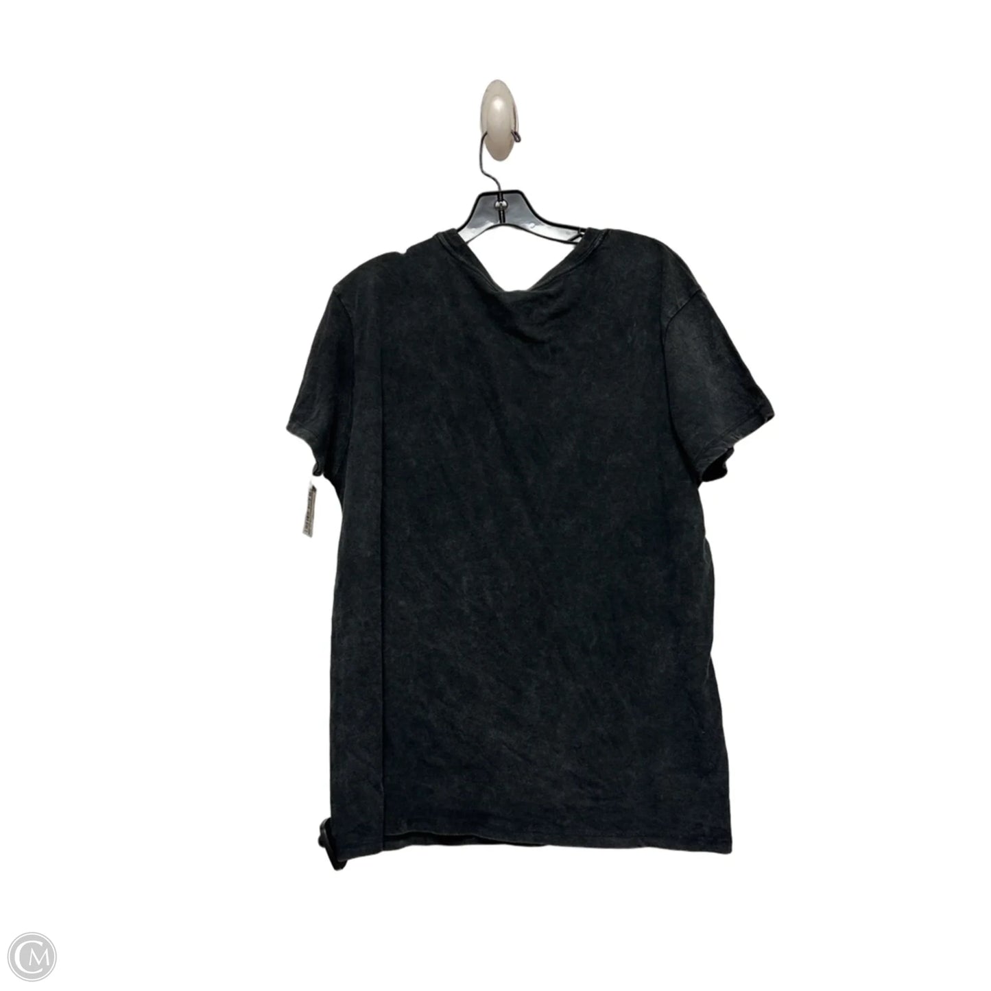 Top Short Sleeve Basic By Mighty Fine In Grey, Size: L