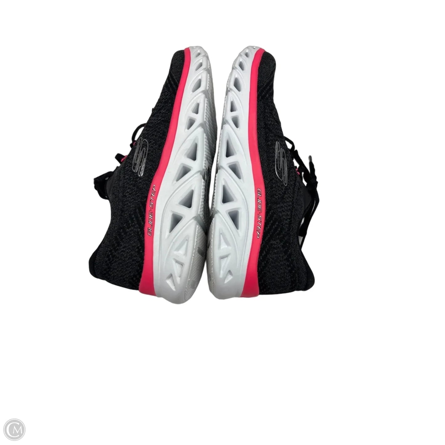 Shoes Athletic By Skechers In Black & Pink, Size: 9