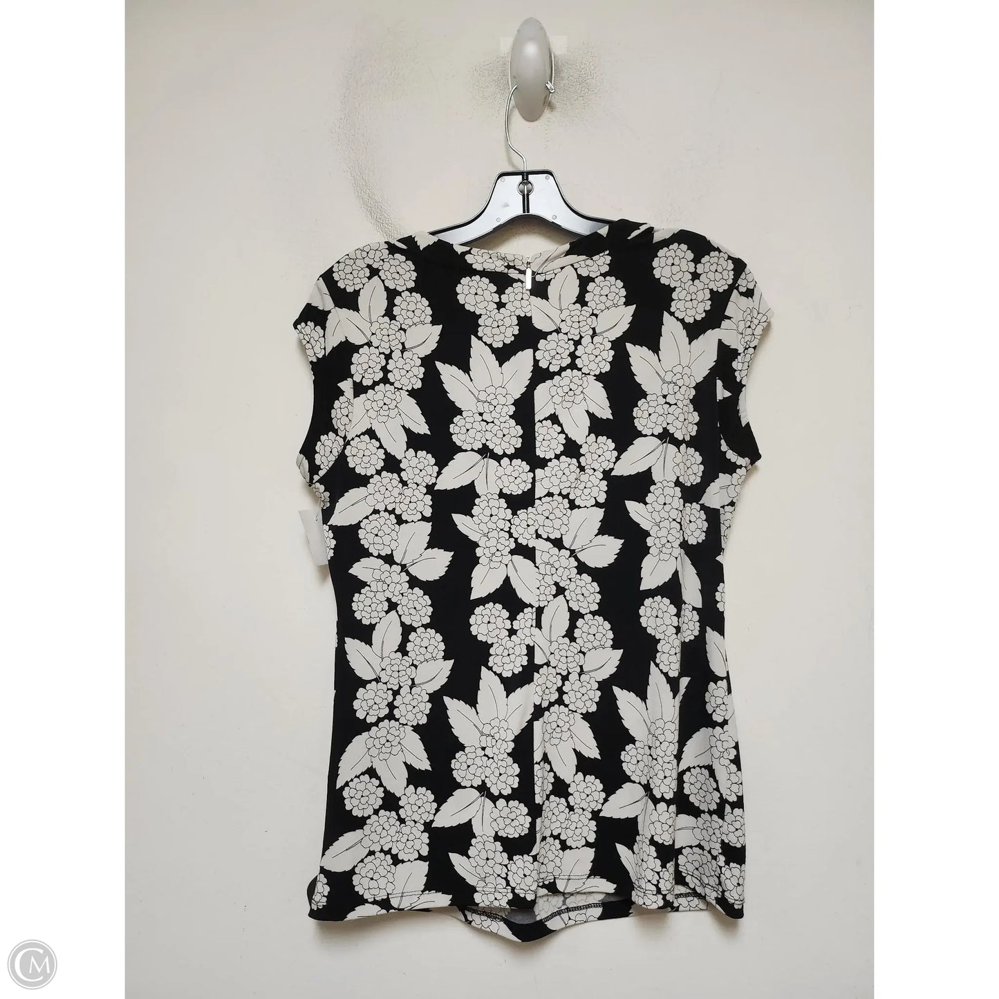 Top Sleeveless Designer By Karl Lagerfeld In Floral Print, Size: S