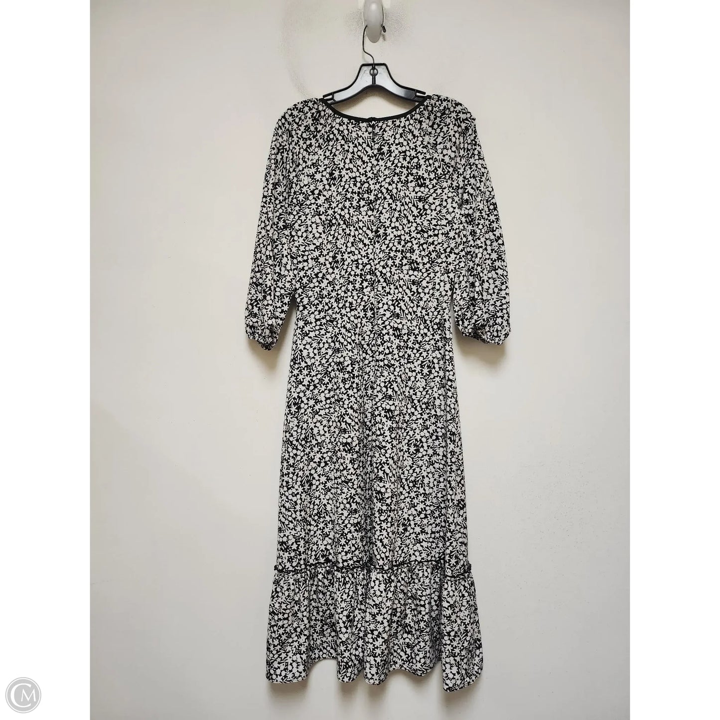 Dress Designer By Karl Lagerfeld In Black & White, Size: S